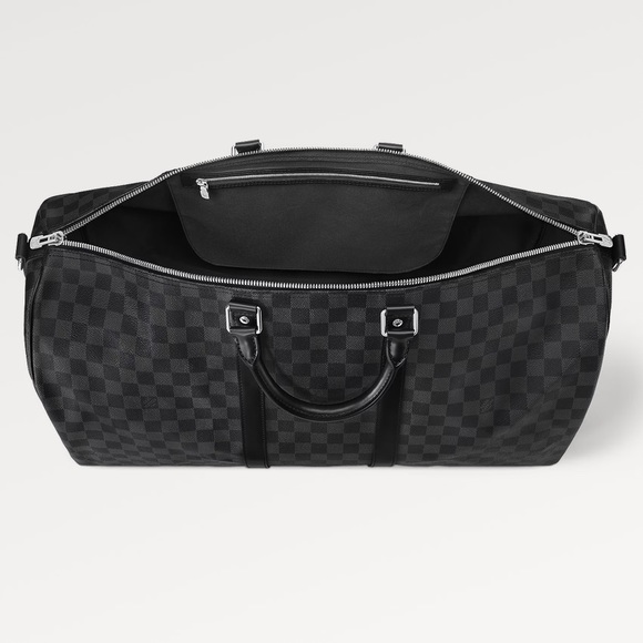 Louis Vuitton Keepall Bandoulière 55 Damier Geant Canvas - Picture 3 of 4